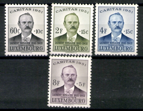 Luxemburg, MiNr. 484-487, postfrisch
