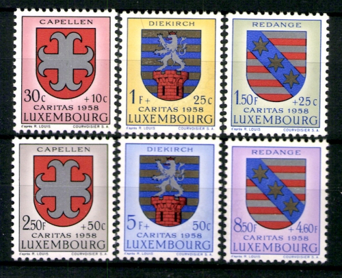 Luxemburg, MiNr. 595-600, postfrisch