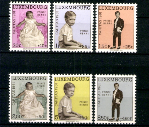 Luxemburg, MiNr. 649-654, postfrisch