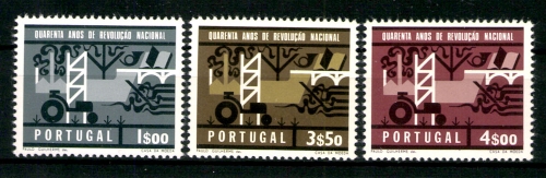 Portugal, MiNr. 1003-1005, postfrisch