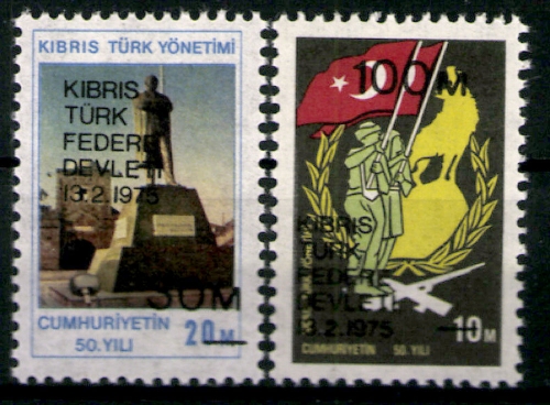 Türkisch-Zypern, MiNr. 8-9, postfrisch