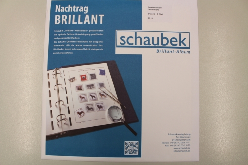 Schaubek Brillant, Vordruckbl. Deutschland 2015