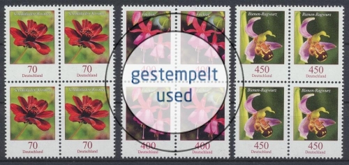 Deutschland (BRD), MiNr. 3189-3191 VB, gestempelt