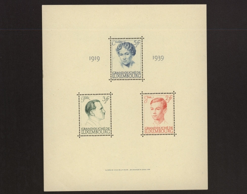 Luxemburg, MiNr. Block 3, postfrisch