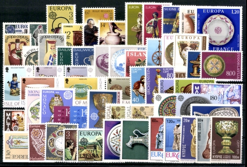 Europa Union (CEPT) Jahrgang 1976, 27 Länder, postfrisch/MNH