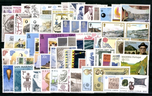 Europa Union (CEPT) Jahrgang 1983, 35 Länder, postfrisch/MNH