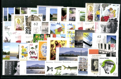 Deutschland (BRD), MiNr. 3122-3198, Jahrgang 2015, postfrisch