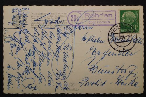 Rohden über Hameln, Landpoststempel