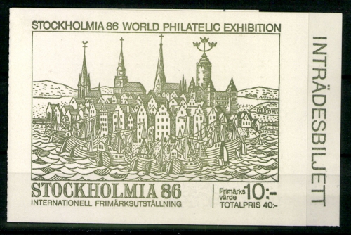 Schweden, MiNr. 1399-1402, MH 116, postfrisch