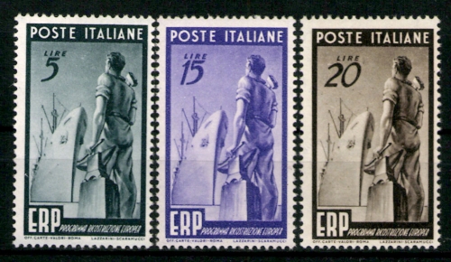 Italien, MiNr. 774-776, postfrisch