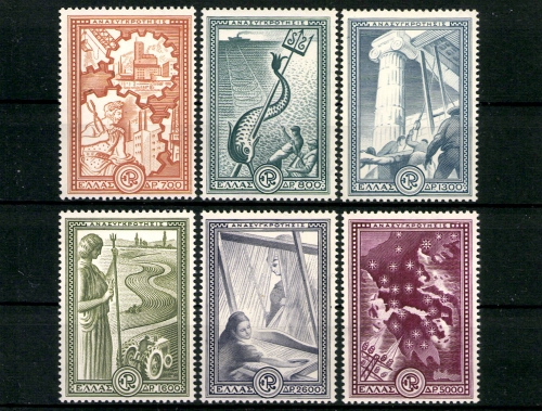 Griechenland, MiNr. 582-587, postfrisch