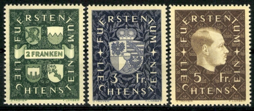 Liechtenstein, MiNr. 183-185, postfrisch