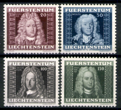 Liechtenstein, MiNr. 198-201, postfrisch