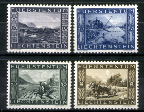 Liechtenstein, MiNr. 218-221, postfrisch