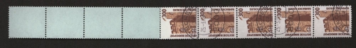 Deutschland (BRD), MiNr. 1348 RE 5 + 4 Lf, gestempelt