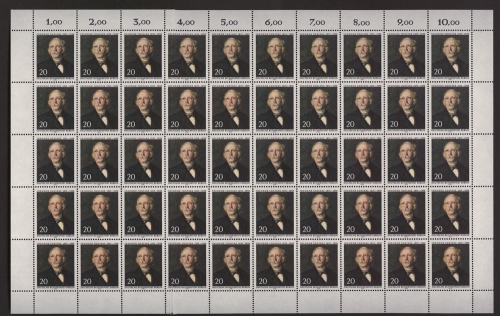 Berlin, MiNr. 353, 50er Bogen, postfrisch