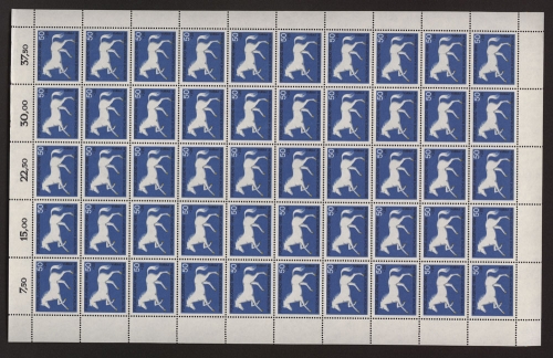 Berlin, MiNr. 329, 50er Bogen, postfrisch