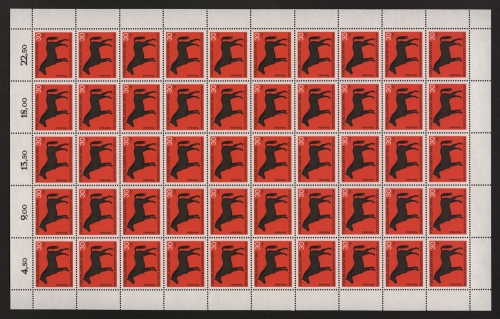 Berlin, MiNr. 328, 50er Bogen, postfrisch