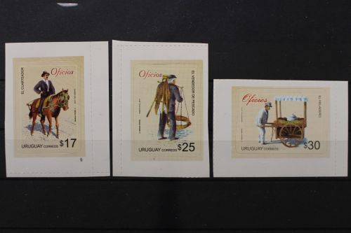 Uruguay, MiNr. 3100-3102 skl., postfrisch