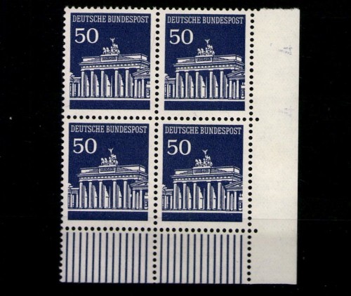 Deutschland (BRD), MiNr. 509, VB, Ecke rechts unten, postfrisch