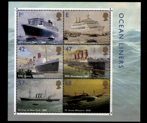 Großbritannien, Schiffe, MiNr. Block 19, postfrisch
