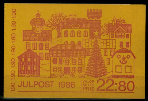 Schweden, MiNr. 1409-1412, MH 117, postfrisch