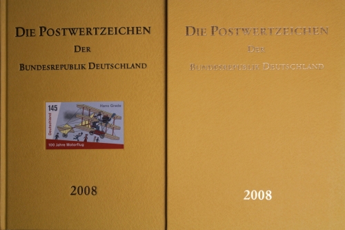 Deutschland (BRD), Jahrbuch 2008, leer - ohne Marken