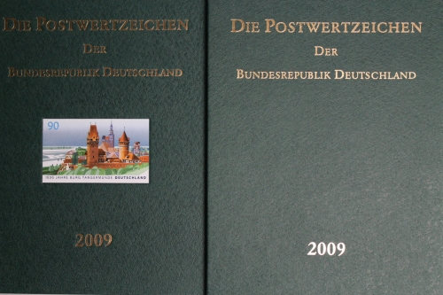 Deutschland (BRD), Jahrbuch 2009, leer - ohne Marken