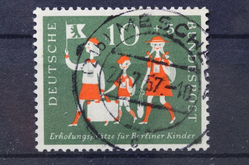 Deutschland (BRD), MiNr. 250 PLF II, gestempelt
