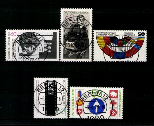 Deutschland (BRD), MiNr. 1000-1004, Berlin-Stempel
