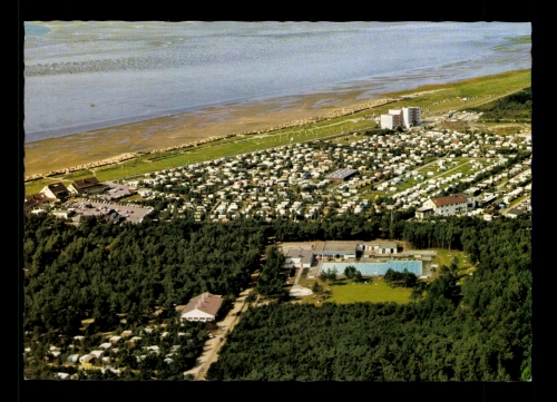 Cuxhaven - Sahlenburg, Wernerwald mit Freibad und Campingplätzen