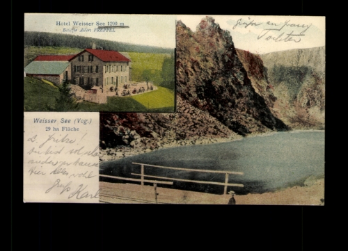 Rappoltsweiler-Urbeis, weißer See, Hotel Freppel