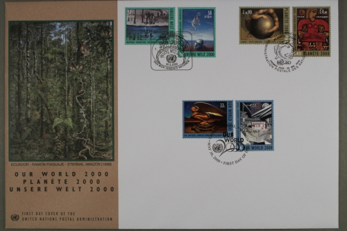 UNO Genf, MiNr. 389-390, Gemeinschaftsausgabe, FDC