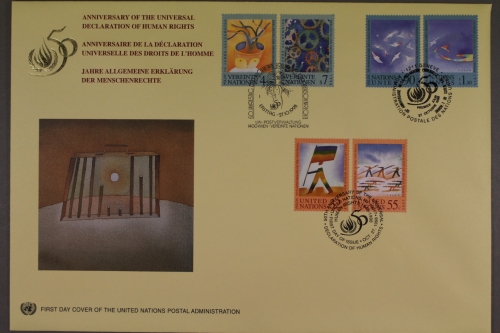 UNO Genf, MiNr. 350-351, Gemeinschaftsausgaben, FDC