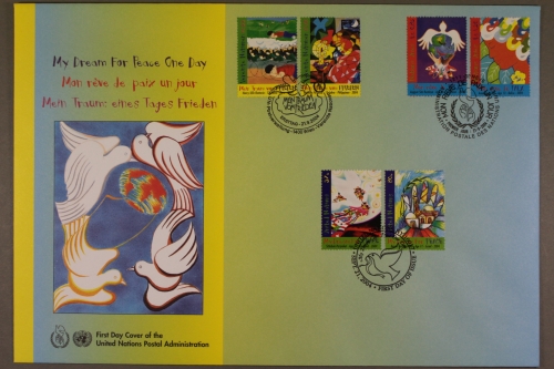 UNO Wien, MiNr. 428-429, Gemeinschaftsausgaben, FDC