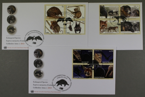 UNO - Genf, MiNr. 834-837, Gemeinschaftsausgaben, FDC