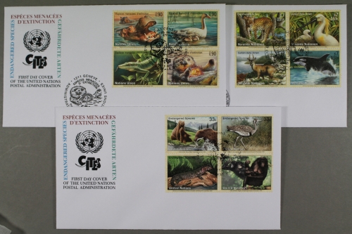 UNO - Genf, MiNr. 385-388, Gemeinschaftsausgaben, FDC