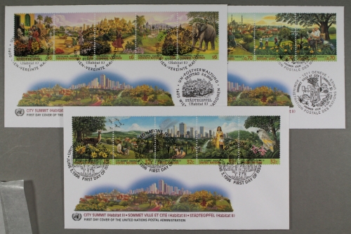 UNO - Genf, MiNr. 292-296, Gemeinschaftsausgaben, FDC