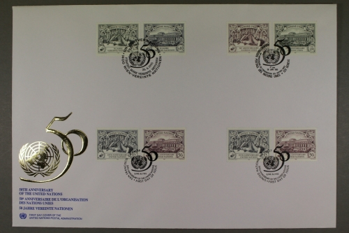 UNO - New York, MiNr. 687-688 , Gemeinschaftsausgabe, FDC