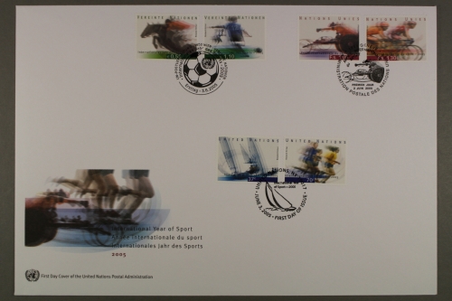 Uno Genf, MiNr. 516-517, Gemeinschaftsausgabe, FDC