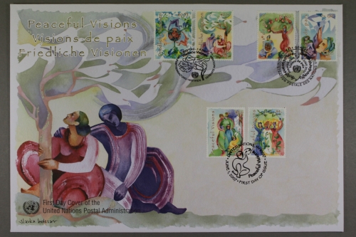 Uno Genf, MiNr. 573-574, Gemeinschaftsausgabe, FDC