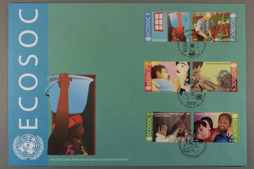 Uno Genf, MiNr. 652-653, Gemeinschaftsausgabe, FDC