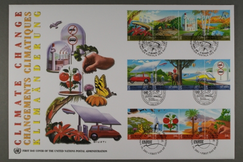 Uno Genf, MiNr. 428-431, Gemeinschaftsausgabe, ZD, FDC