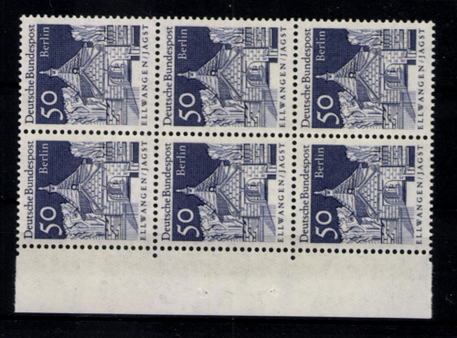 Berlin, MiNr. 277, 6er Block, linker Rand, postfrisch