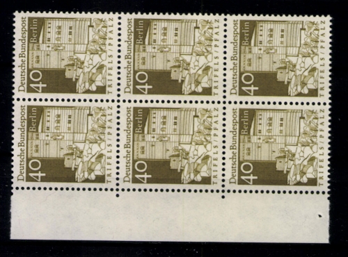 Berlin, MiNr. 276, 4er Block, linker Rand, postfrisch