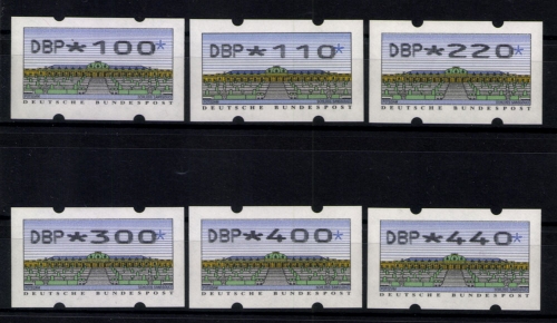 Deutschland Automaten, Mi. Nr. 2, Type 2.1 V-Satz 3, o. Zn, postfrisch