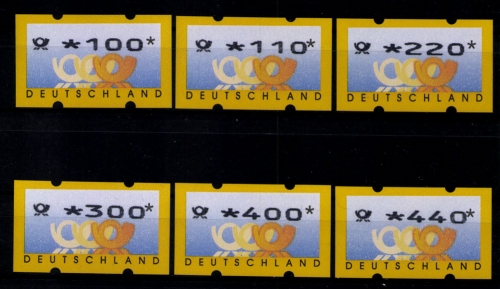 Deutschland Automaten, MiNr. 3 Type 2 VS 1, o. Zn., postfrisch