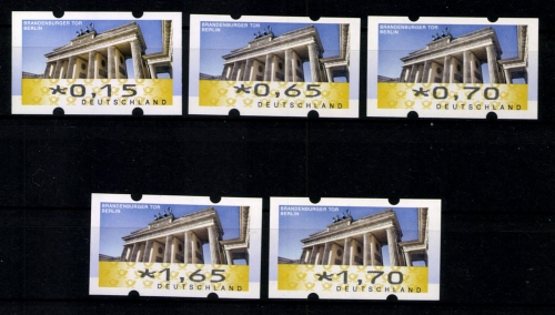 Deutschland Automaten, MiNr. 6, VS 1 ohne Zn, postfrisch