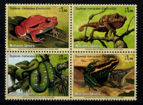 UNO - Genf, MiNr. 537-540 Viererblock, postfrisch