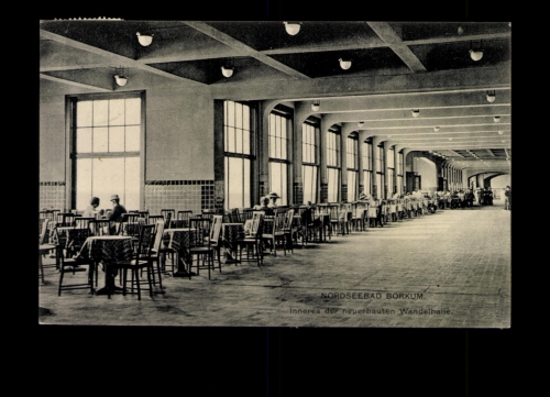 Borkum Nordseebad, Inneres der Wandelhalle